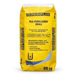 Pulverkleber grau FASER – DEKORPLUS